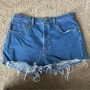 Women’s Levi’s 501 denim shorts